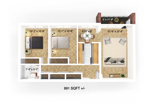 1310 Archibald - 2 Bedroom Suite at 1310 Archibald Apartments, Winnipeg, MB R2J 0Z4